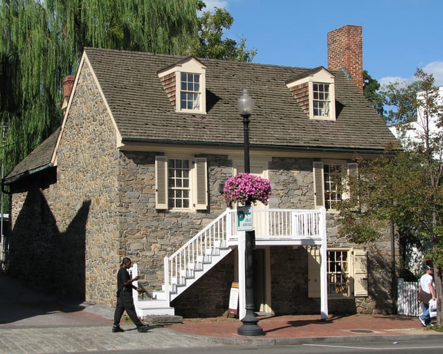 The Old Stone House, built 1765, is one of the oldest buildings in Washington, D.C.