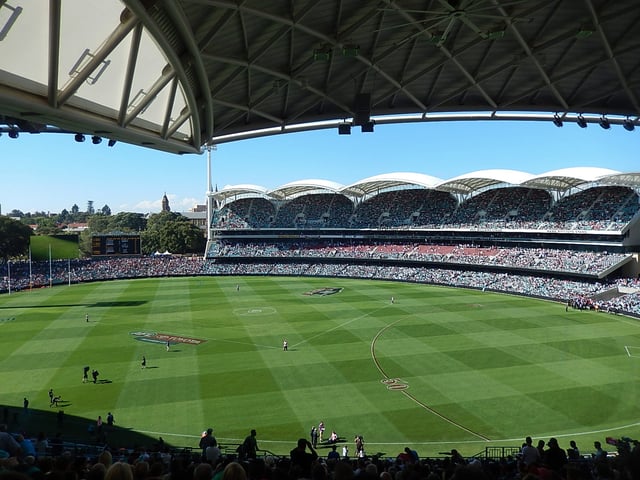 Adelaide Oval is the home of Australian Rules football and cricket in South Australia.