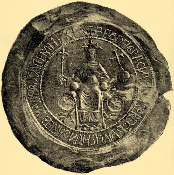 Béla III's seal