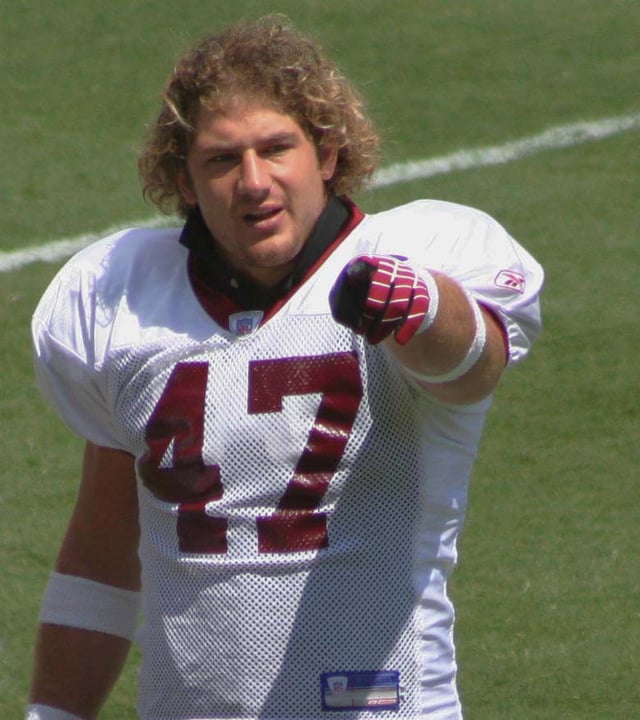Chris Cooley was a starting tight end for the Redskins in the 2000s