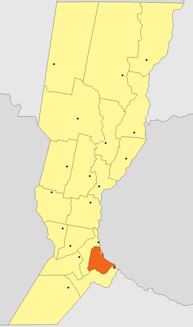 Rosario metropolitan area in the Province of Santa Fe