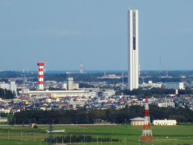 An elevator test tower