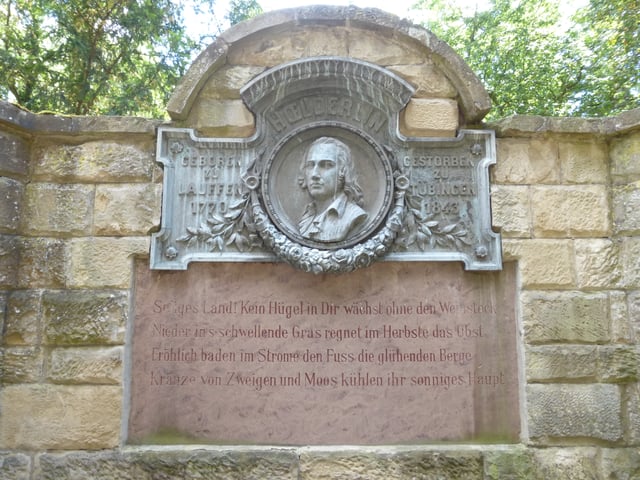 Friedrich Hölderlin Memorial in Lauffen am Neckar