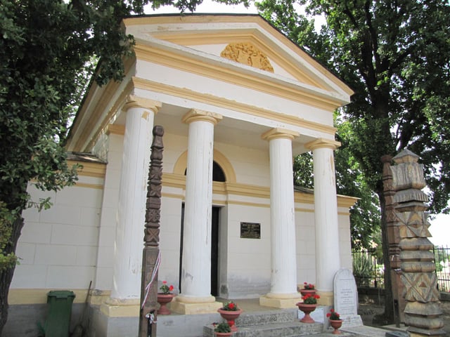 The Horthy family crypt in Kenderes, where Horthy himself was reburied in 1993