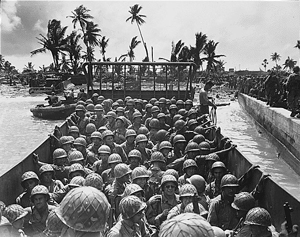 Battle of Kwajalein in 1944