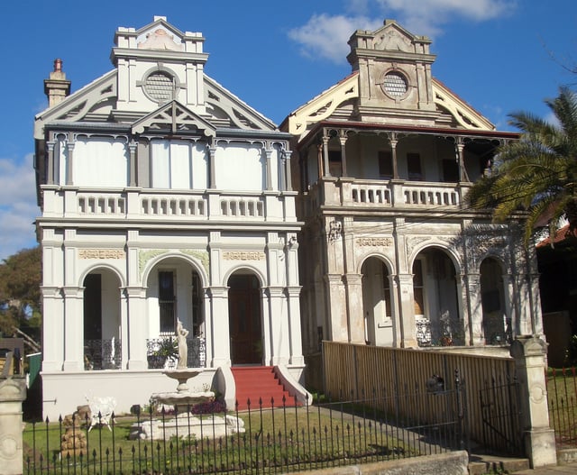 Unconventional homes in Smith Street, showing both Victorian and Federation influences