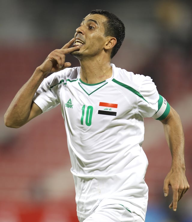Younis Mahmoud is Iraq's all-time most capped player in international matches, having played in 148 official games.