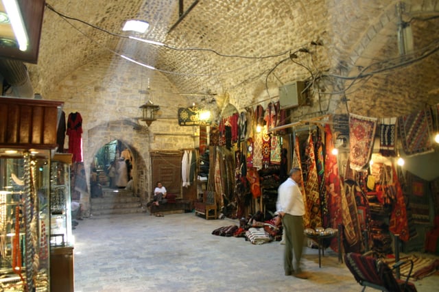 Traditional textile and rug markets