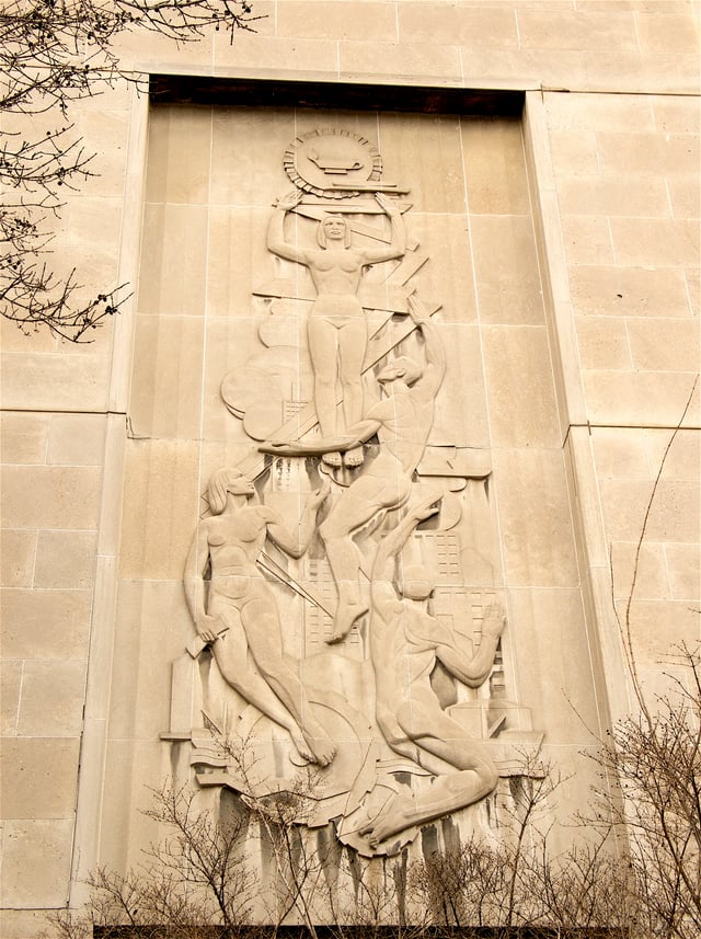 Elizabeth Wyn Wood's Bas-relief at Ryerson University in Toronto