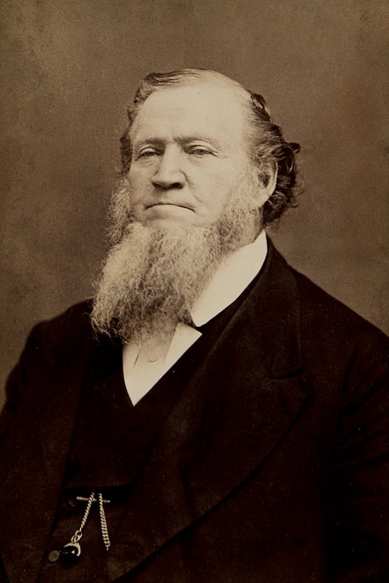 Many early LDS Church leaders (such as Brigham Young, pictured) wore beards.