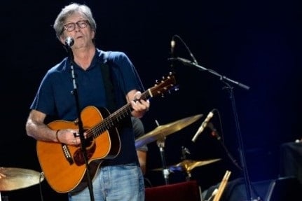 Clapton in Prague, June 2013, during his 50th Celebration World Tour