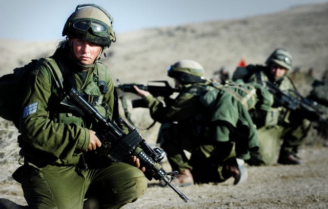 The unisex Caracal Battalion, which serves in routine security missions