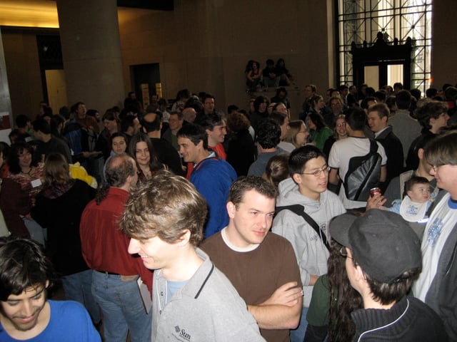 The start of the MIT Mystery Hunt in 2007