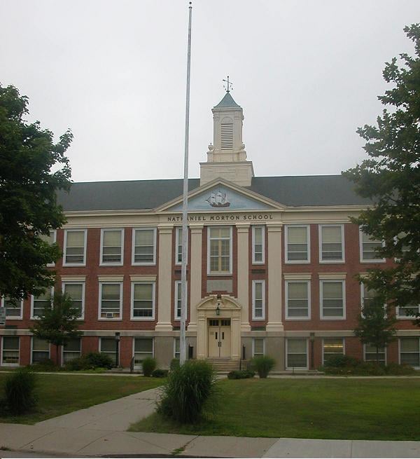 The Nathaniel Morton Elementary School in Plymouth Center