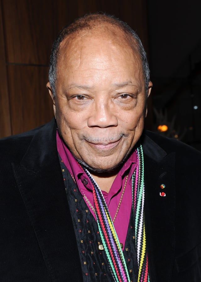 Founder of Vibe, Quincy Jones