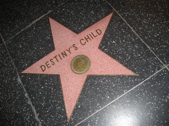 Destiny's Child star on the Hollywood Walk of Fame