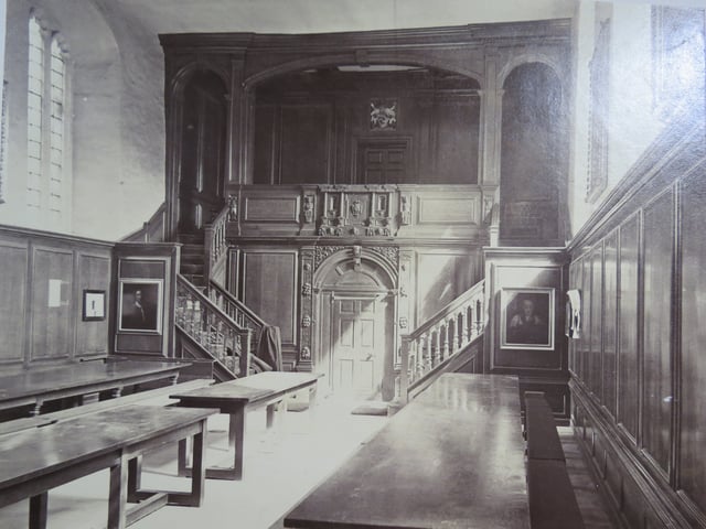 Magdalene College formal hall, c.1870