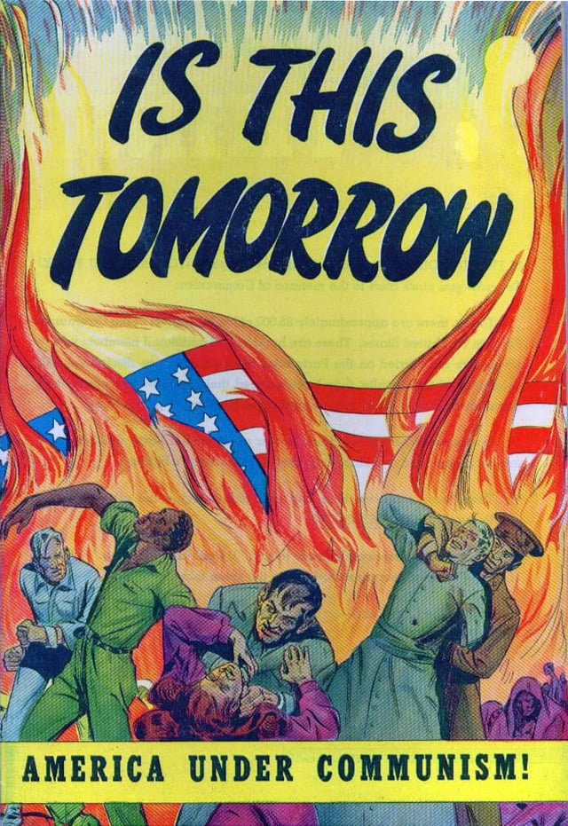 Cover to the 1947 propaganda comic book Is This Tomorrow