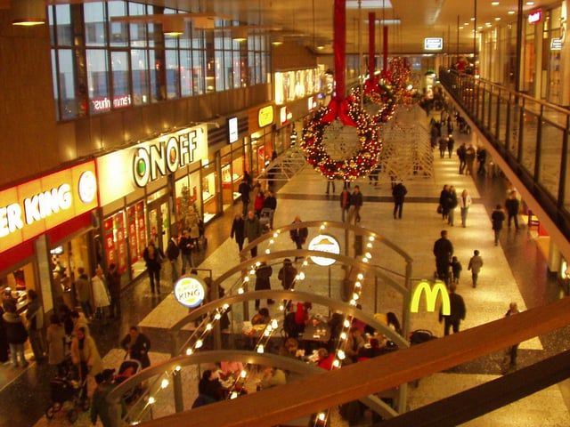 Nordstan is one of the largest shopping malls in northern Europe