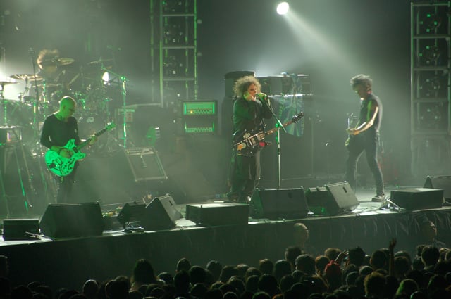 The Cure performing live in Singapore