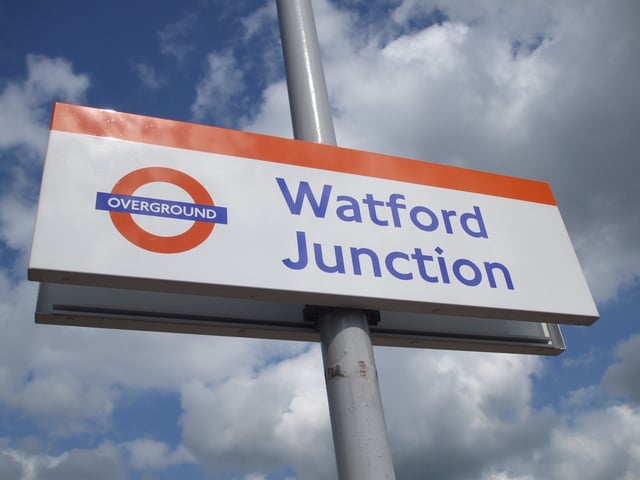 Watford Junction, northern terminus of London Overground