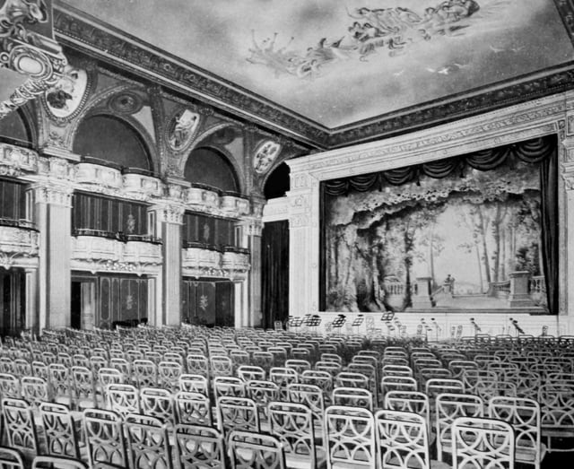 Main ballroom as theater