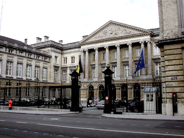 The Belgian Federal Parliament in Brussels, one of six different governments of the country