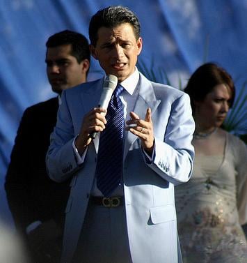 Cash Luna, an evangelical Protestant televangelist in Guatemala