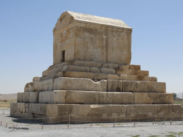 Tomb of Cyrus in Pasargadae, Iran, a UNESCO World Heritage Site (2015)