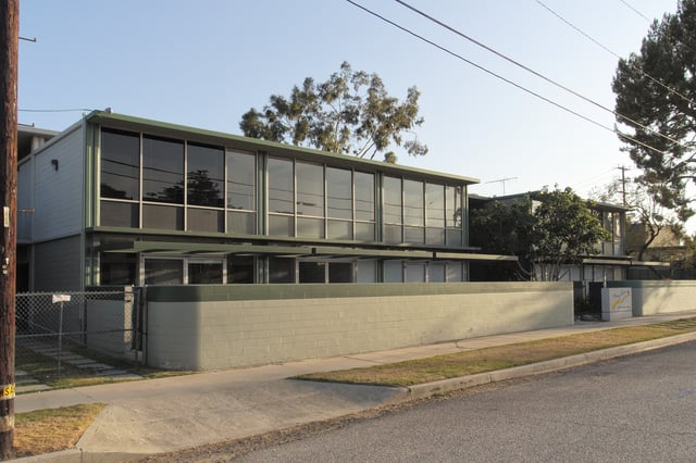 Dubnoff School main building, built 1967