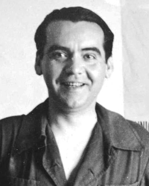 Federico García Lorca prominent poet executed by Francoists during the Spanish Civil War.