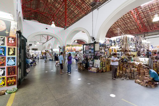 Internal view of Mercado Modelo