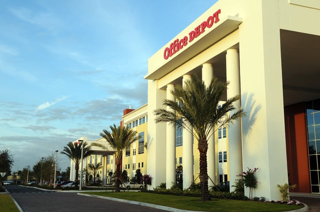Office Depot's corporate headquarters in Boca Raton, Florida.