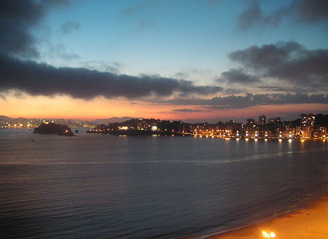 Night view.