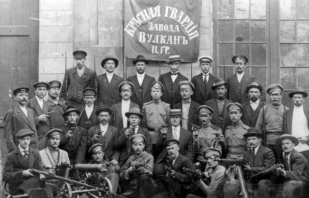 Red Guards unit of the Vulkan factory