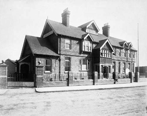 The Albert Dock Seamen's Hospital in the early 20th century.