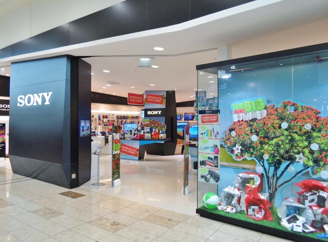 Sony at Westfield Riccarton shopping centre in Christchurch, New Zealand