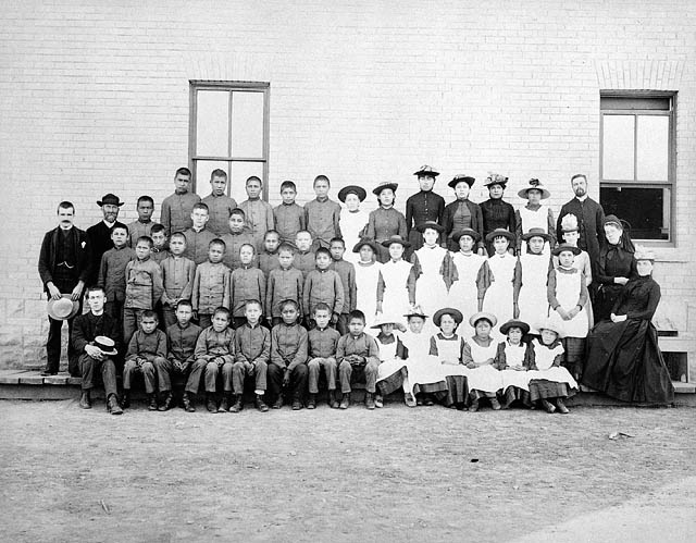 St. Paul's Indian Industrial School, Manitoba, 1901