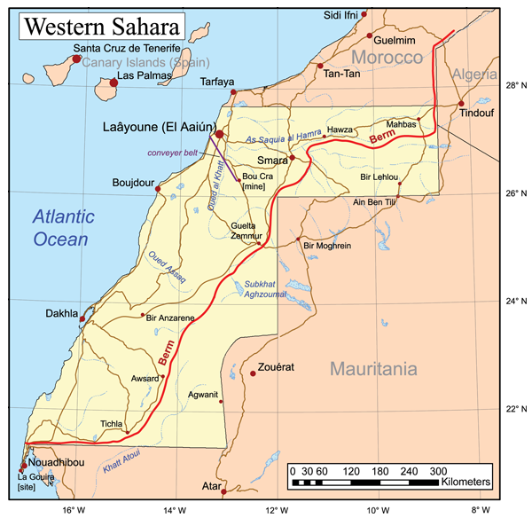 Morocco annexed Western Sahara in 1975.
