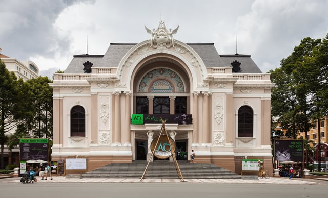 The Municipal Theatre (Saigon Opera House) in Ho Chi Minh City