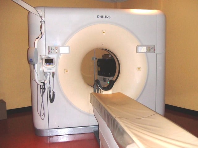 64-slice CT scanner originally developed by Elscint, now a Philips product