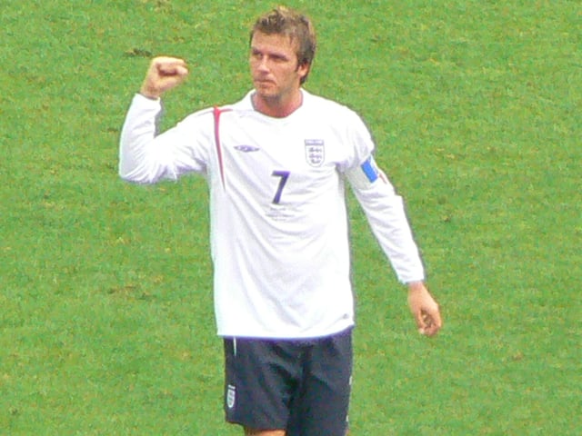 Beckham as England captain