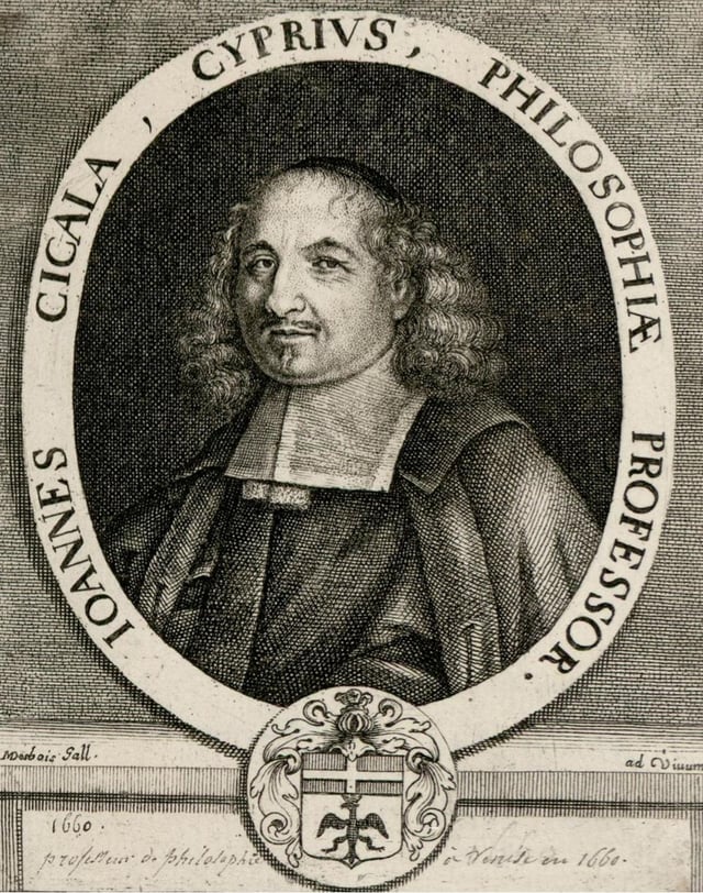 Ioannis Kigalas (c. 1622–1687) was a Nicosia born Greek Cypriot scholar and professor of Philosophy who was largely active in the 17th century.