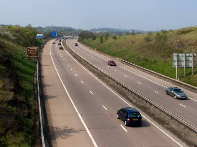 The M54 Motorway runs through the east of the county, as far as Wellington.
