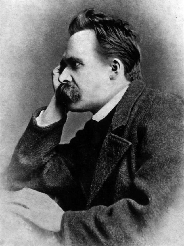 Photo of Nietzsche by Gustav Adolf Schultze, 1882