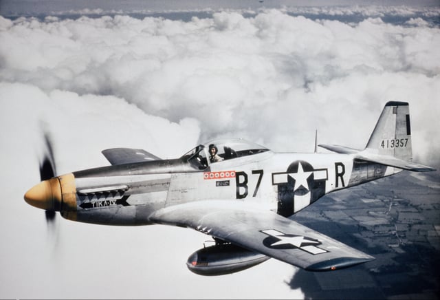 North American P-51D Mustang during WWII