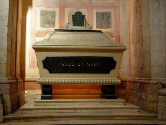 Cenotaph to Vasco da Gama in the Church of Santa Engrácia, now the National Pantheon in Lisbon.