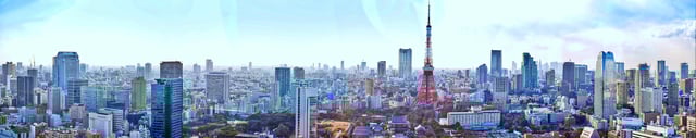 Panorama view of Minato