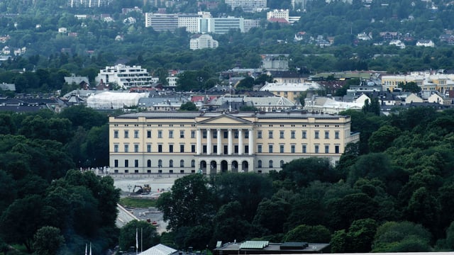 The Royal Palace in Oslo.