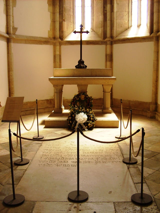 Cabral's tomb in Santarém, Portugal